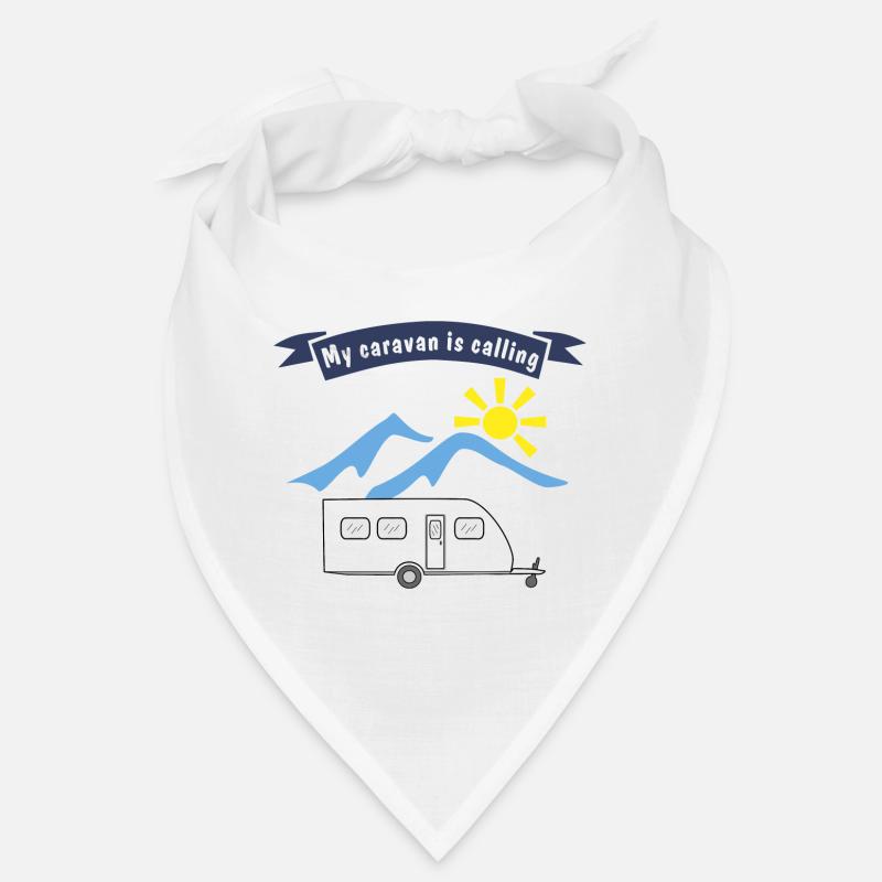 caravan is calling - Bandana - white