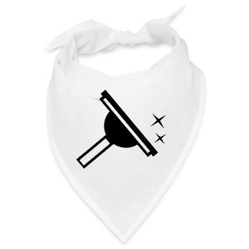 Fenster Reiniger Window Cleaner - Bandana - Weiß - Vorne