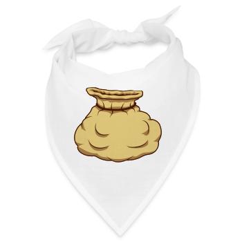 Gefüllter Comic Sack - Bandana - Weiß - Vorne