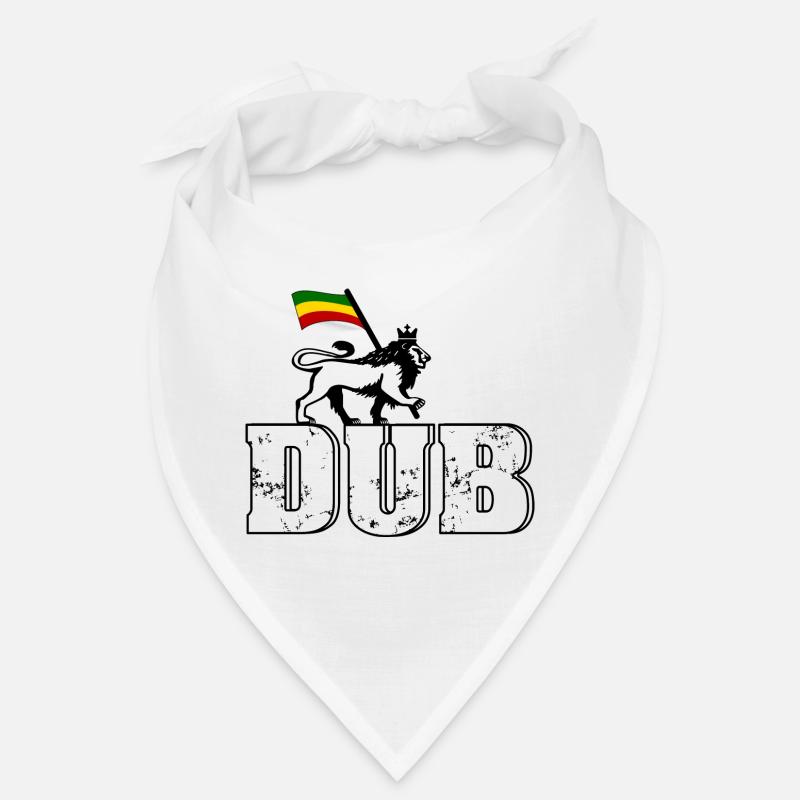 Dub Reggae Lion - Bandana - white