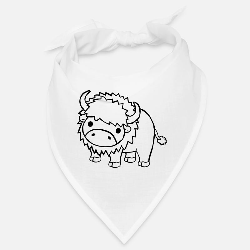 Großes süßes Bison Bandana