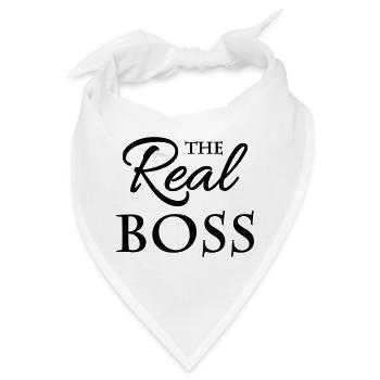 The real boss - Bandana - Weiß - Vorne
