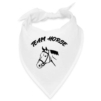 Team Horse - Bandana - Weiß - Vorne