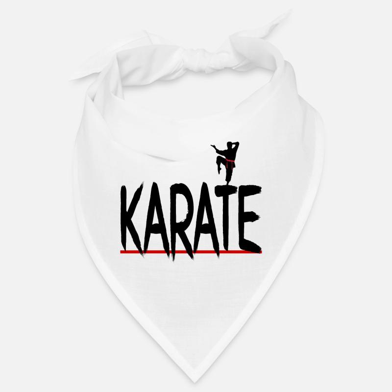karaté rouge Bandana