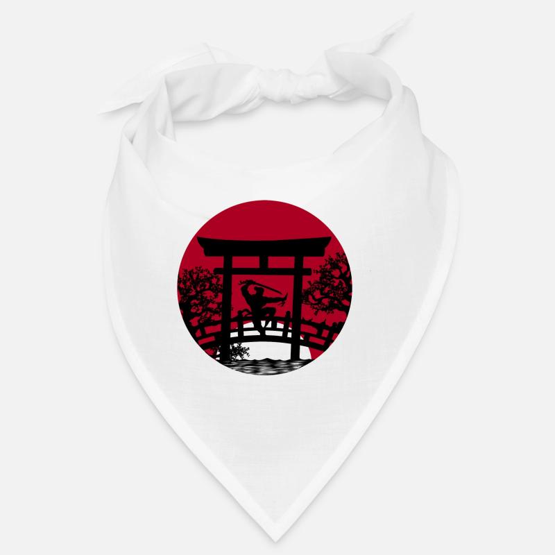 Japan Samurai - Bandana - Weiß