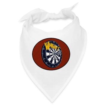Dart Bulls eye What Pop Art - Bandana - Weiß - Vorne