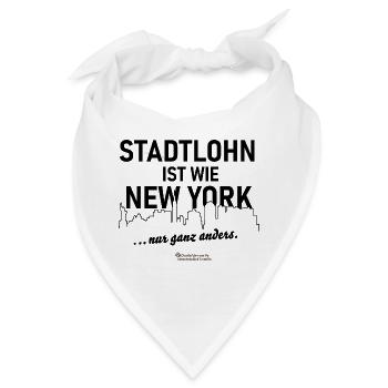 Stadtlohn ist wie New York - Bandana - Weiß - Vorne