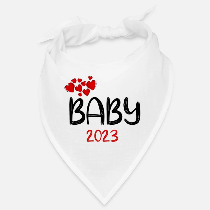 Bébé 2023 Rouge Bandana