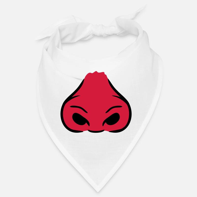 Red large nostrils nose Bandana