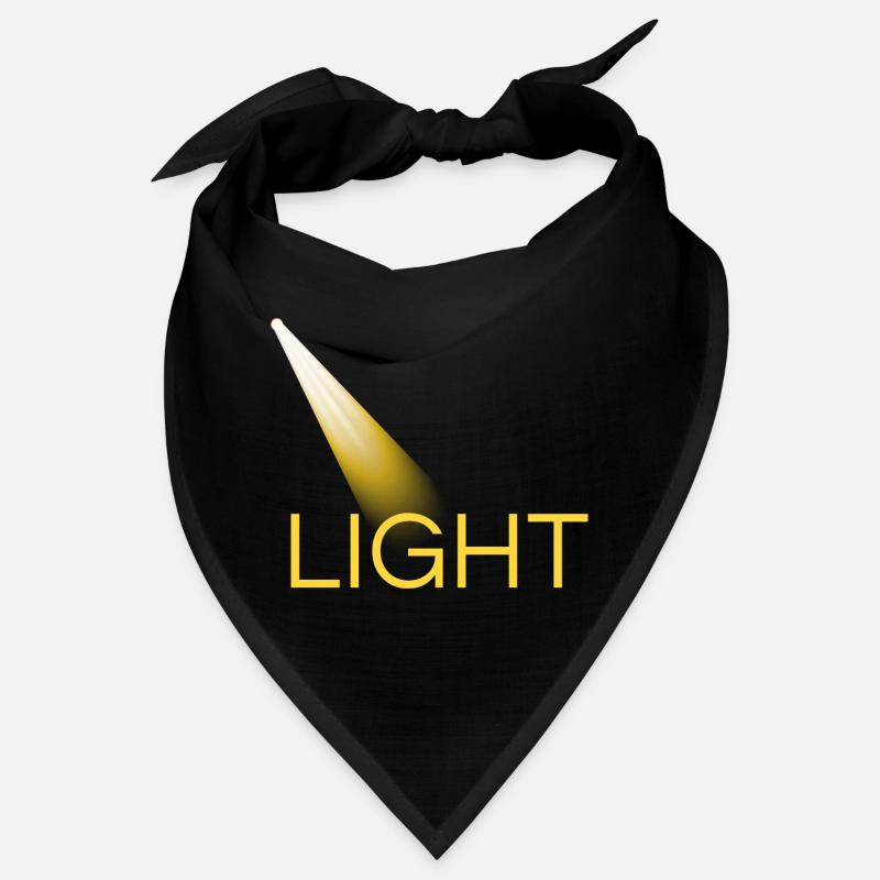 light yellow light Bandana