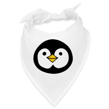 Cute penguin - Bandana - Weiß - Vorne