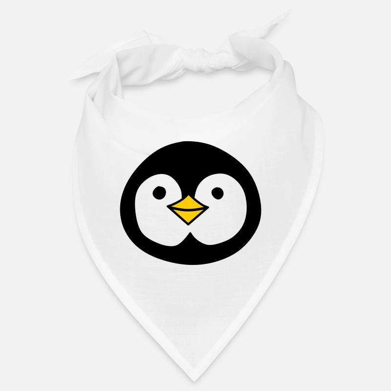 Pingouin mignon - Bandana - blanc
