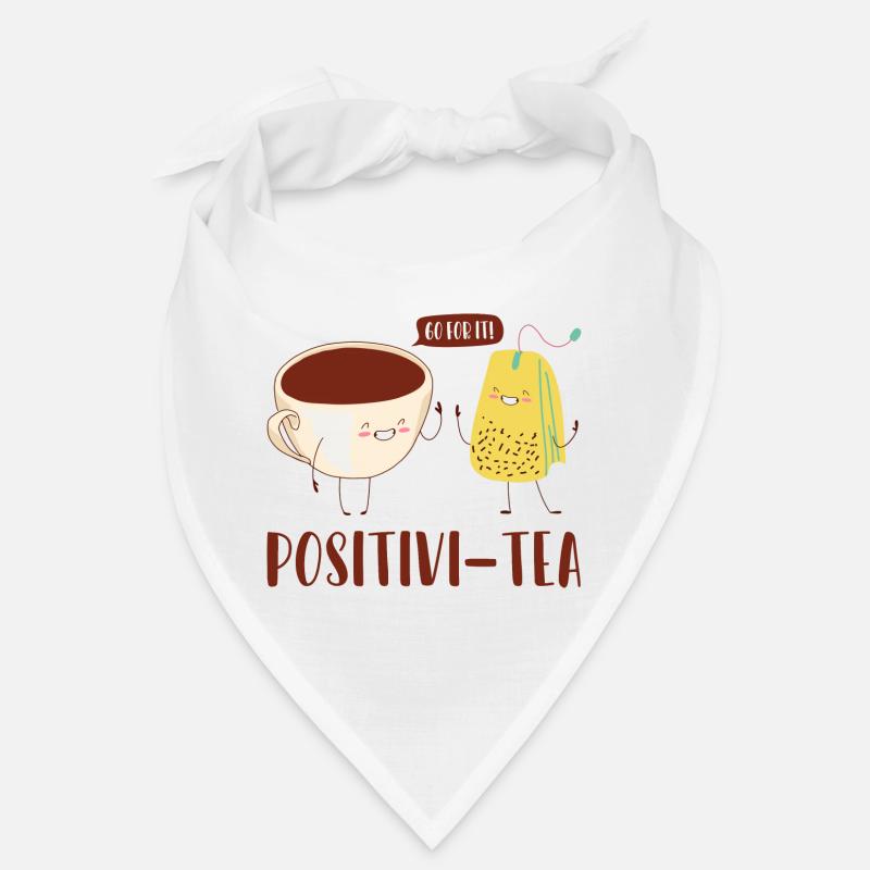 Go For It Positivi-tea Tea Drinking Tea Brewing Cu Bandana