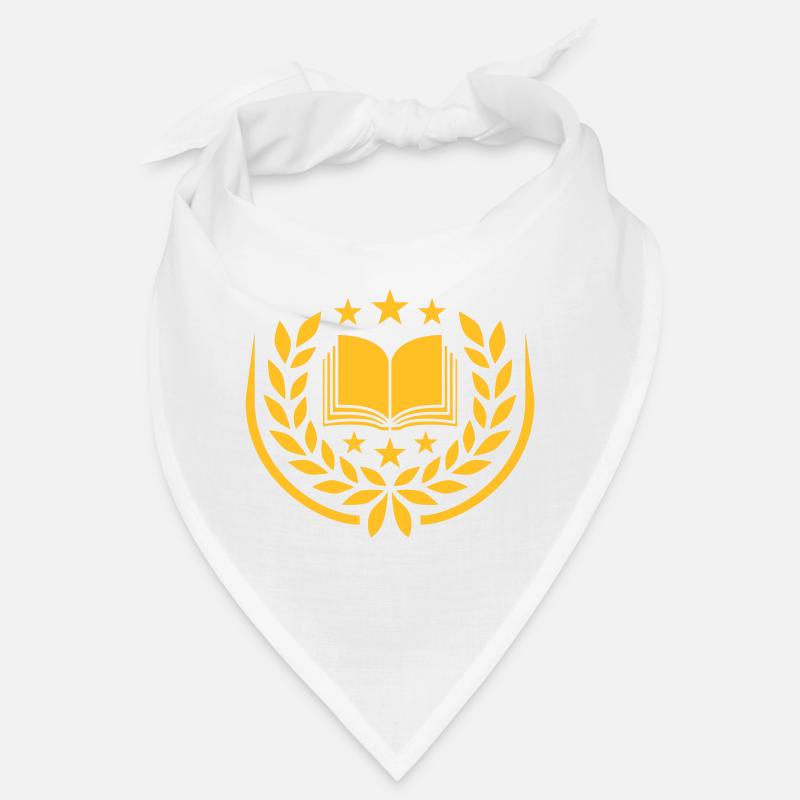Star Laurel Wreath Open Book Bandana