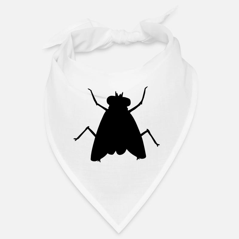 Silhouette Small House Fly Insect Bandana