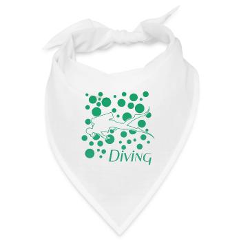 Scuba diving - Bandana - Weiß - Vorne