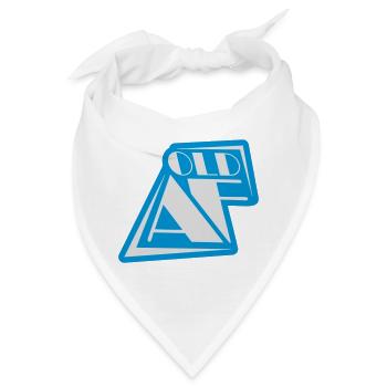 old AF Text Logo - Bandana - Weiß - Vorne
