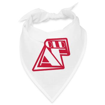 old AF Text Logo - Bandana - Weiß - Vorne