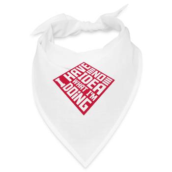 I Have No Idea - Bandana - Weiß - Vorne