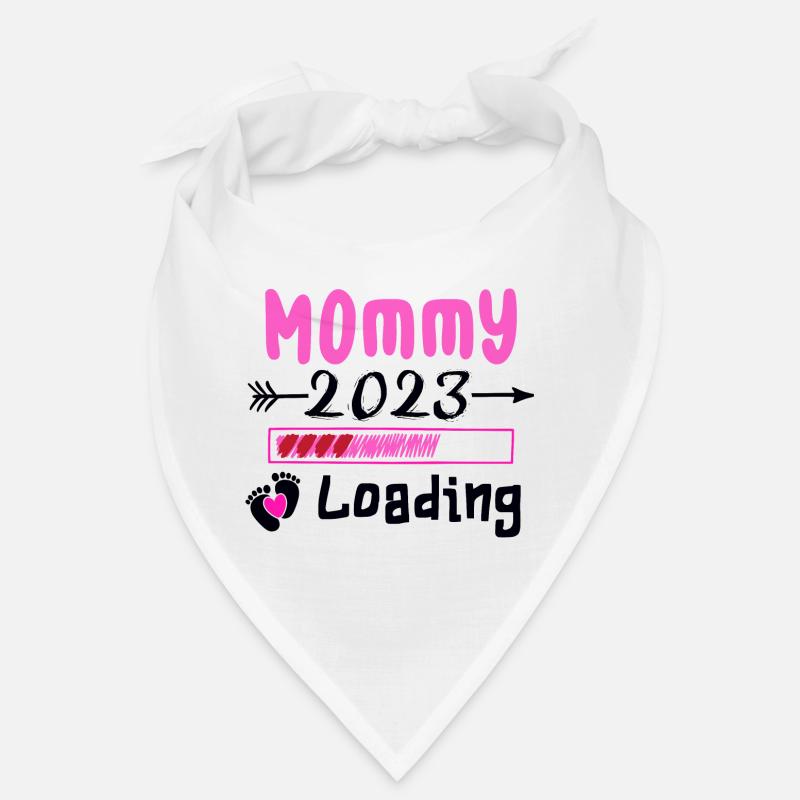 Mama loading 2023, werdende Mutter 2023 Bandana