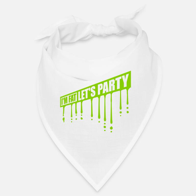 at the fat lets party Bandana