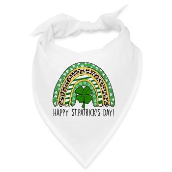 Happy St. Patrick´s Day Saint Patrick Irland Irish - Bandana - Weiß - Vorne