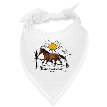 Hannoveraner Pferd - Bandana - Weiß - Vorne