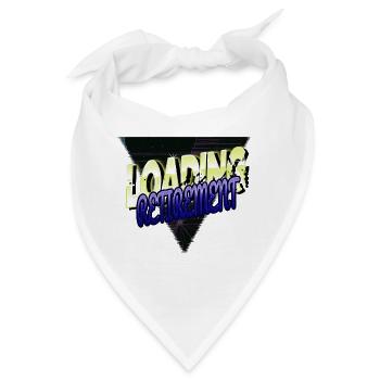 present idea birthday present awesome pension geek - Bandana - Weiß - Vorne
