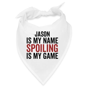 Jason ist mein Name Spoiling ist mein Spiel - Bandana - Weiß - Vorne
