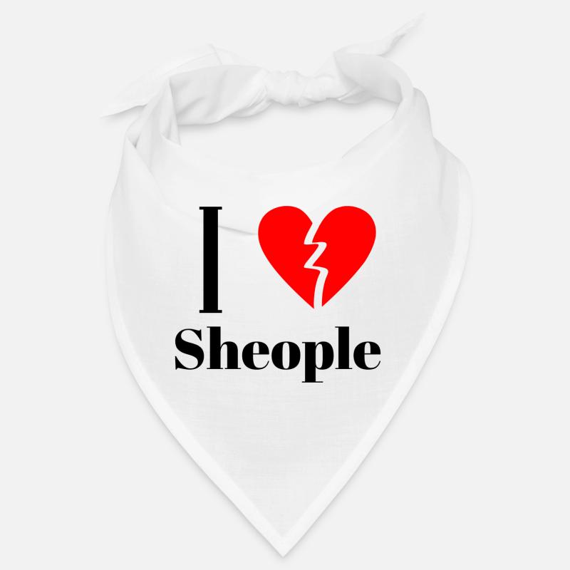 Ironic Sheople design statement Bandana