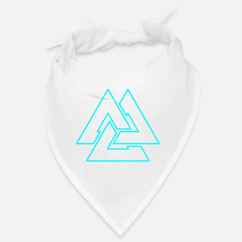 Odins Valknut - Bandana - blanc