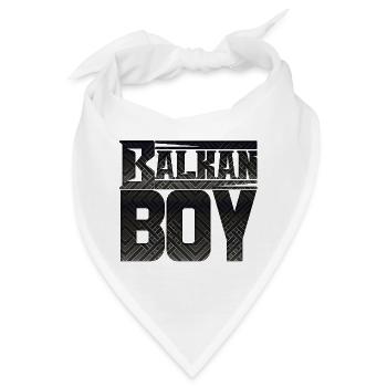 Balkan Kroatien Bosnien Serbien juge exyu boy boys - Bandana - Weiß - Vorne