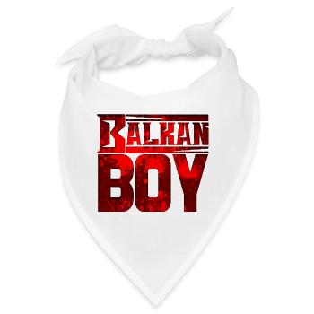 Balkan Kroatien Bosnien Serbien juge exyu boy boys - Bandana - Weiß - Vorne