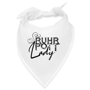 Ruhrpott Lady - Bandana - Weiß - Vorne