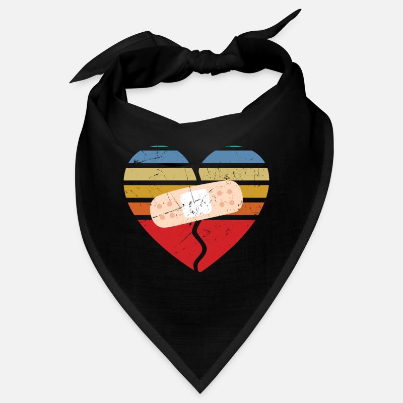 Heart Attack Survivor Patched Heart Bandana