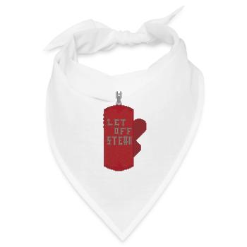 DAMPF ABLASSEN - Bandana - Weiß - Vorne