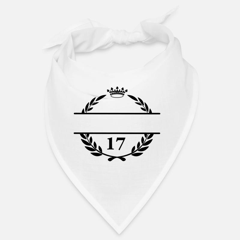 Bannière de nom Lauwerkrans avec le numéro 17 Bandana