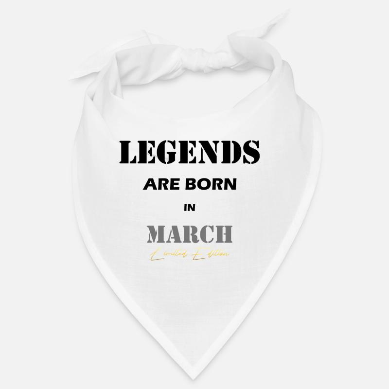 March Legends Geschenk black Bandana