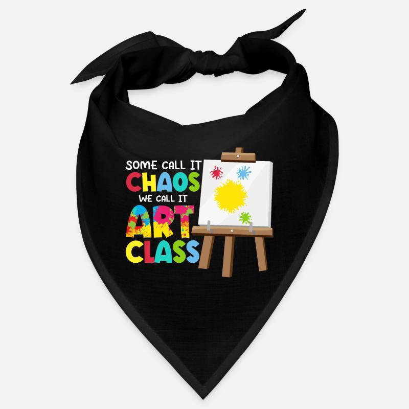 Some Call It Chaos We Call It Art Class Art Teache Bandana