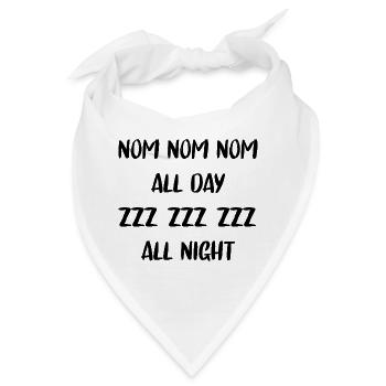 Schwangerschaft Babyparty Babyshower Boy Girl - Bandana - Weiß - Vorne