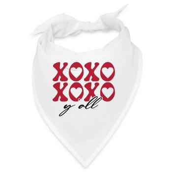 Xoxo Valentinstag - Bandana - Weiß - Vorne