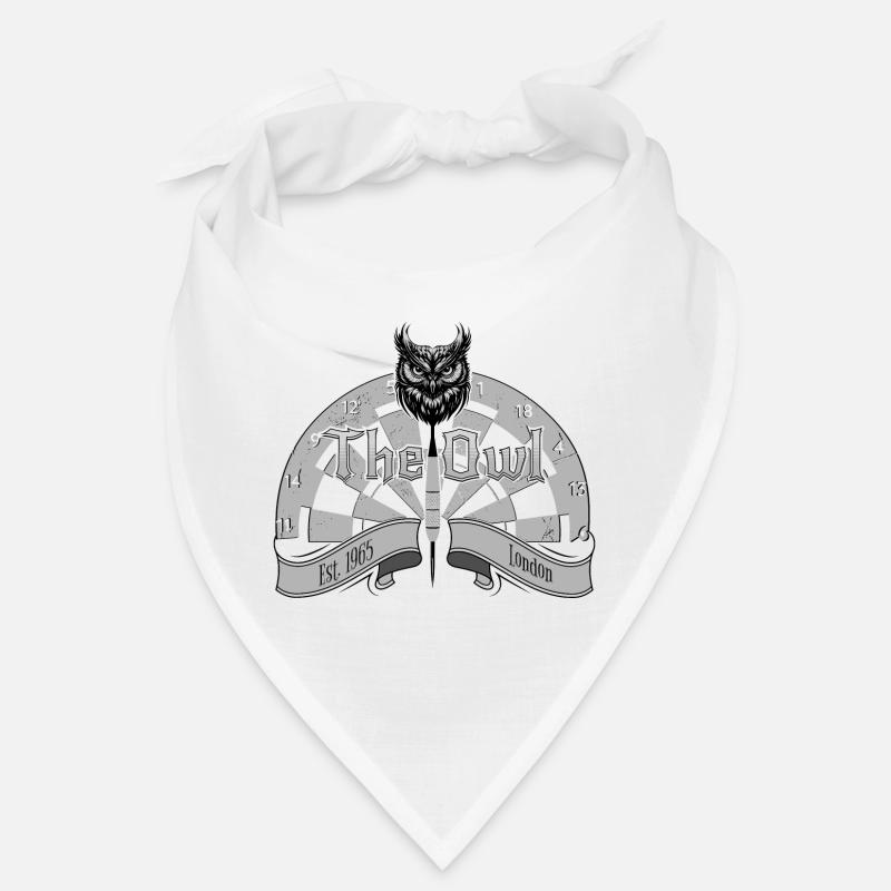 Fléchettes Le Hibou - Bandana - blanc