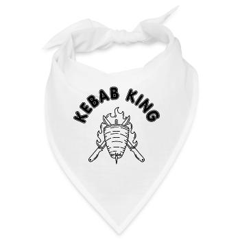 Kebab King Döner Kebab - Bandana - Weiß - Vorne