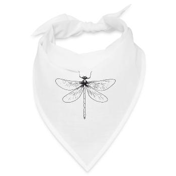 Libelle - Bandana - Weiß - Vorne