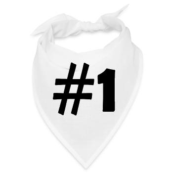 #1 - Bandana - Weiß - Vorne