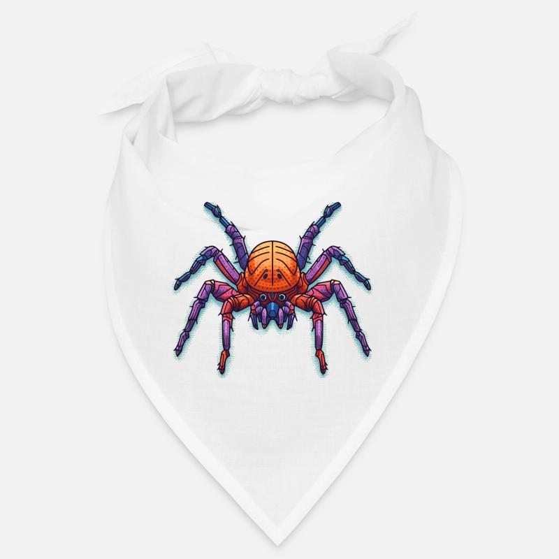 Araignée colorée en plusieurs couleurs Bandana