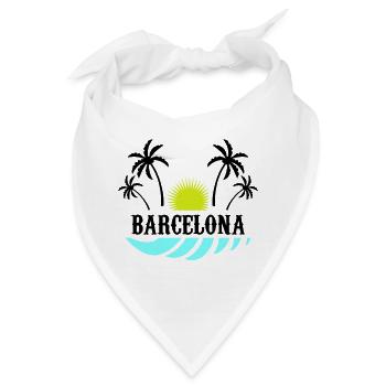 barcelona - Bandana - Weiß - Vorne