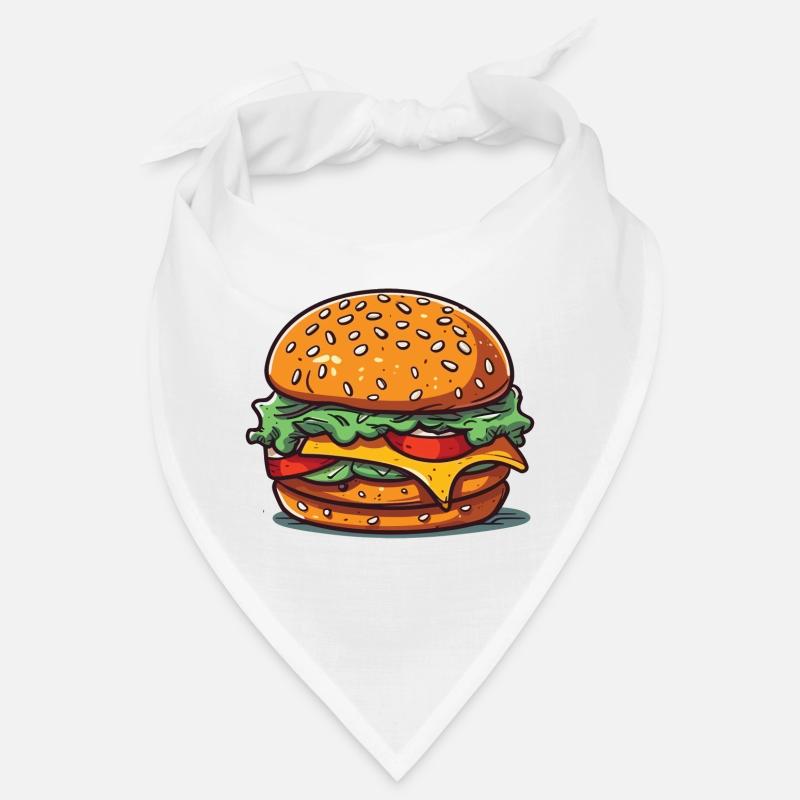 Ein riesiger Burger Bandana