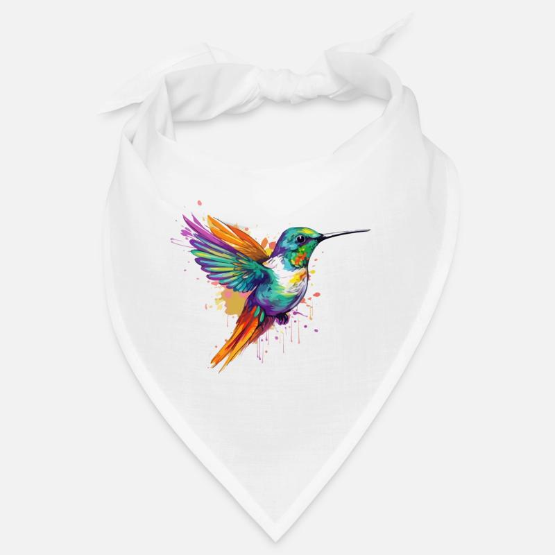 Ozi le colibri - Bandana - blanc