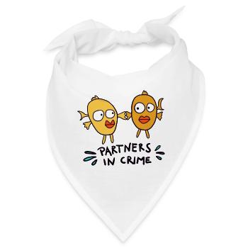 Partners in Crime - Bandana - Weiß - Vorne